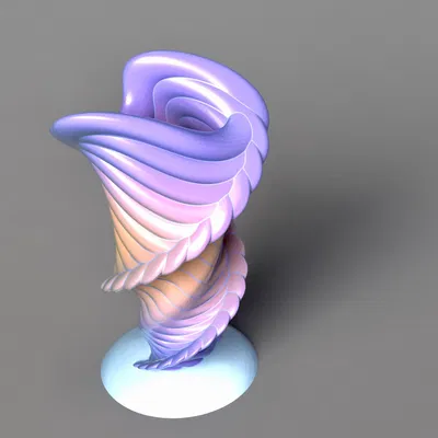 Chậu Hoa Xoắn Toroid (Phiên bản Thay thế)