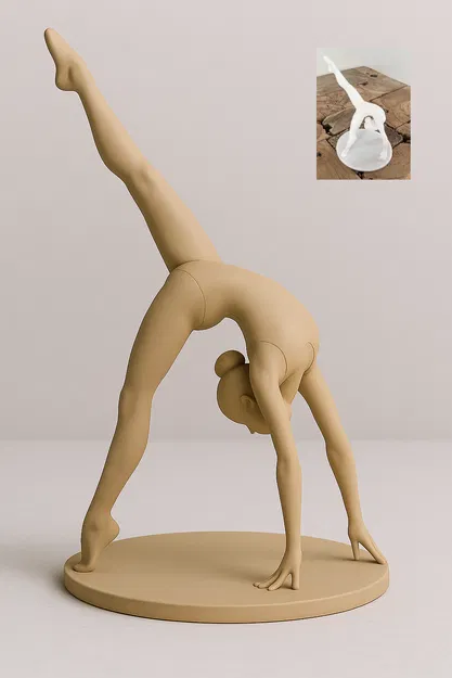 Tượng Vận Động Viên Thể Dục Dụng Cụ - Image 1