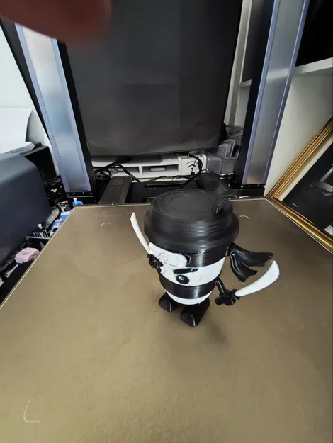 Ninja Cappuccino Sát Thủ - Mô Hình 3D In Một Mảnh Độc Đáo - Image 4