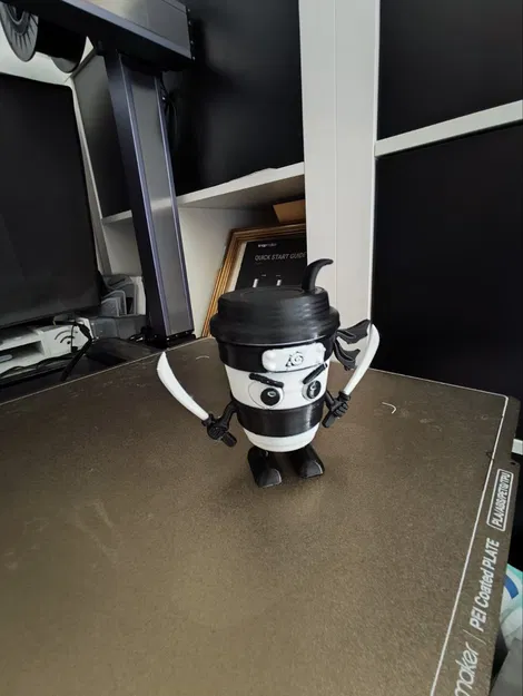 Ninja Cappuccino Sát Thủ - Mô Hình 3D In Một Mảnh Độc Đáo - Image 5