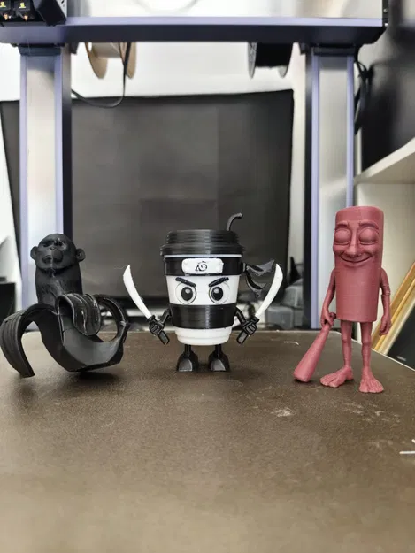 Ninja Cappuccino Sát Thủ - Mô Hình 3D In Một Mảnh Độc Đáo - Image 6