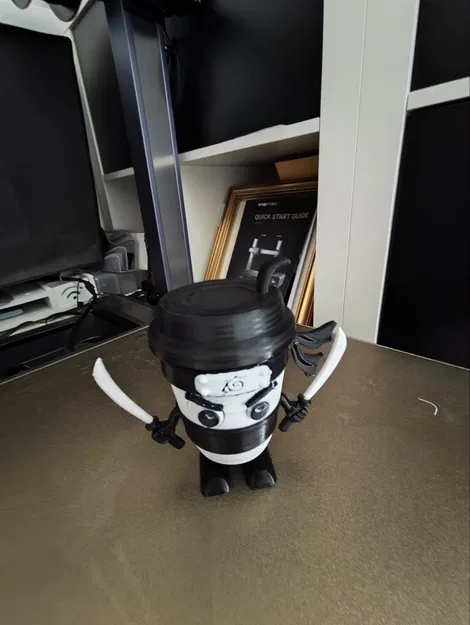 Ninja Cappuccino Sát Thủ - Mô Hình 3D In Một Mảnh Độc Đáo - Image 7