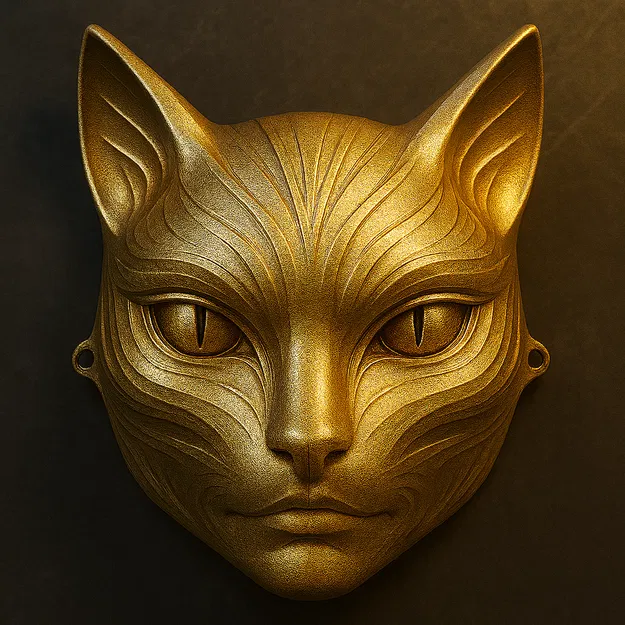 Mặt Nạ Bastet - Linh Hồn Vàng - Image 1