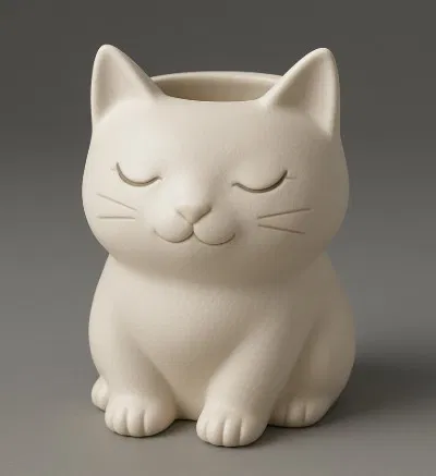 Chậu Cây Mèo Ngủ "Sleepy Paw" - Image 1