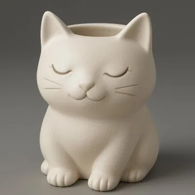 Chậu Cây Mèo Ngủ "Sleepy Paw"