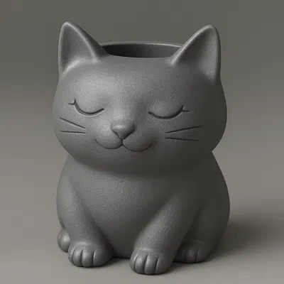 Chậu Cây Mèo Ngủ "Sleepy Paw"