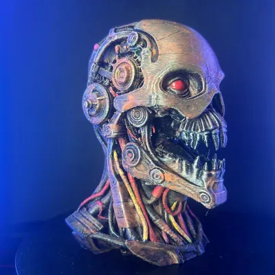 Tượng Cyborg Độc Đáo