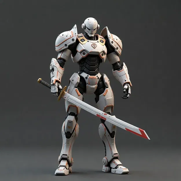 Chiến Binh Cyber Samurai – Mô Hình Robot Tương Lai - Image 1