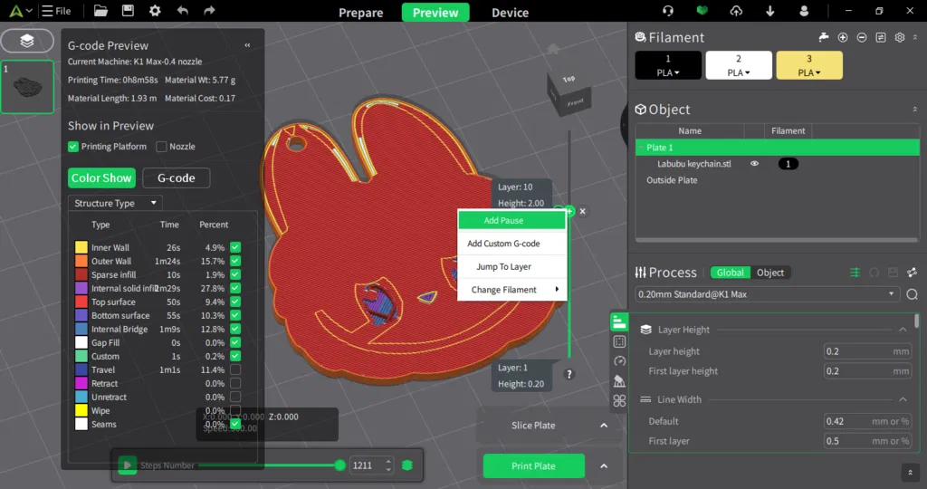 Móc Khóa Labubu In Nhanh và Dễ! - Image 8