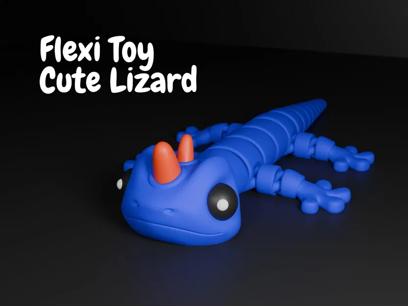 Thằn Lằn Đồ Chơi Dẻo Dễ Thương - Image 1