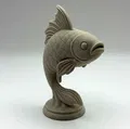 Tượng Cá Chép Nhảy - Thumbnail 3