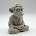 Zen Chimp - Tượng Khỉ Thiền Định Trang Trí - Thumbnail 1