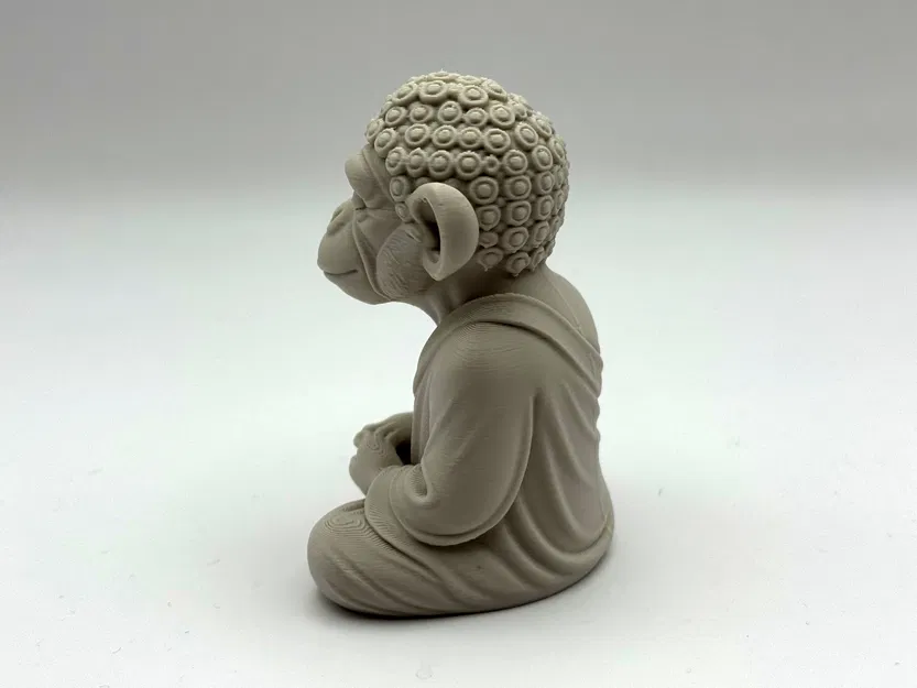 Zen Chimp - Tượng Khỉ Thiền Định Trang Trí - Image 2