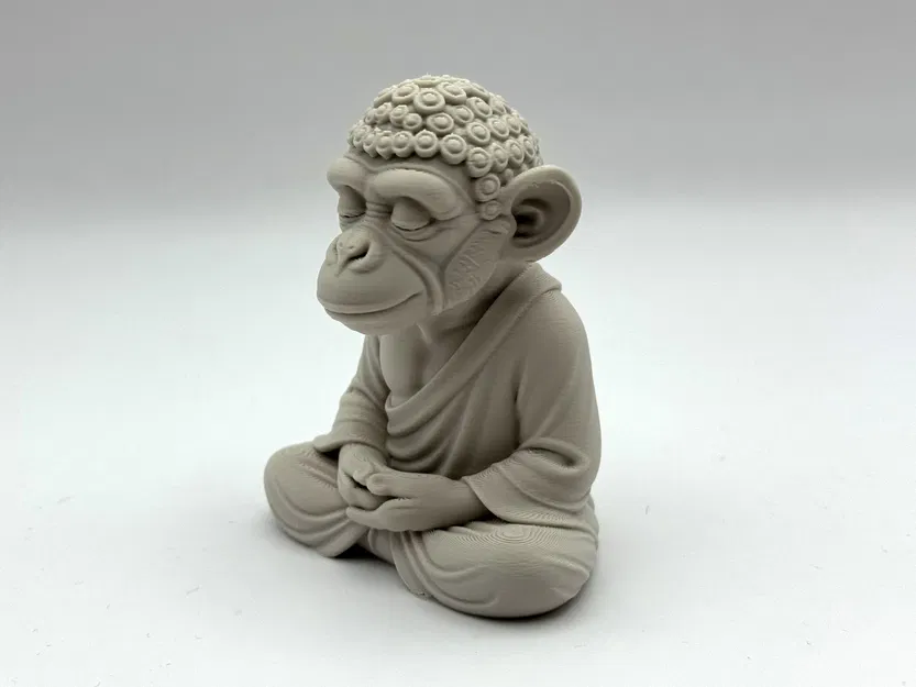 Zen Chimp - Tượng Khỉ Thiền Định Trang Trí - Image 4