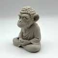 Zen Chimp - Tượng Khỉ Thiền Định Trang Trí - Thumbnail 4