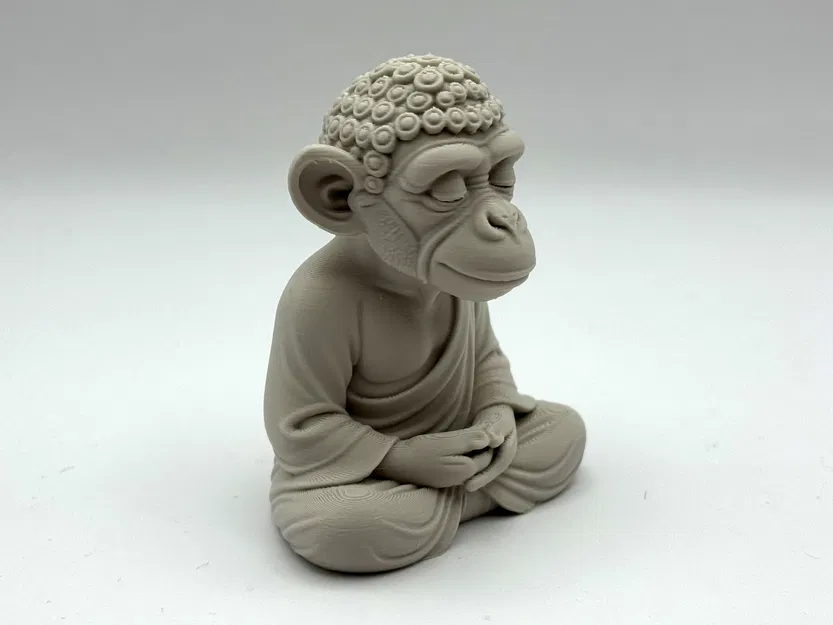 Zen Chimp - Tượng Khỉ Thiền Định Trang Trí - Image 5