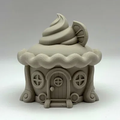 Nhà Tiên Ông Bánh Chanh Vàng - Mô Hình 3D Đáng Yêu