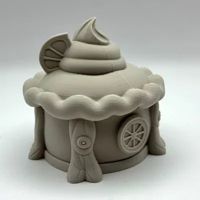 Nhà Tiên Ông Bánh Chanh Vàng - Mô Hình 3D Đáng Yêu