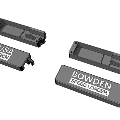 Máy Tải Tốc Độ Bowden với Hướng Dẫn Filament & Logo | Bản Remix