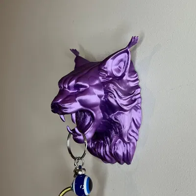 Móc Treo Chìa Khóa/Trang Trí Tường Hình Mèo Maine Coon