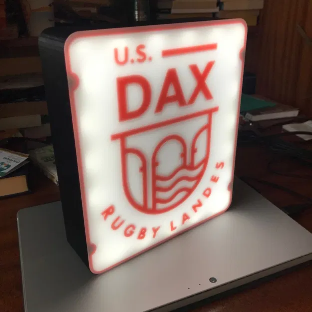 Đèn Ngủ Logo US Dax Rugby (Có Đèn Nền) - Image 1