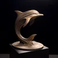 Tượng Cá Heo – Thiết Kế Tối Giản Hữu Cơ - Thumbnail 1
