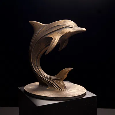 Tượng Cá Heo – Thiết Kế Tối Giản Hữu Cơ