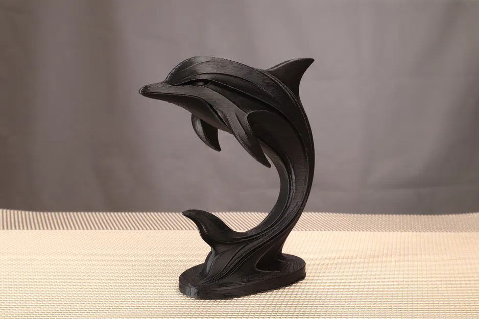 Tượng Cá Heo – Thiết Kế Tối Giản Hữu Cơ - Image 2