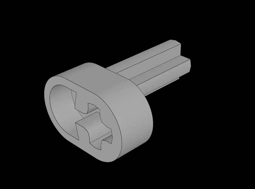 Trục khuỷu động cơ Technic Lego Compatible (2853.dat) - Image 1