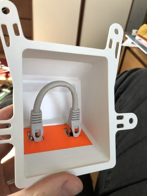 Giá đỡ tường thạch cao Unifi AP AC-Pro giấu dây - Image 4