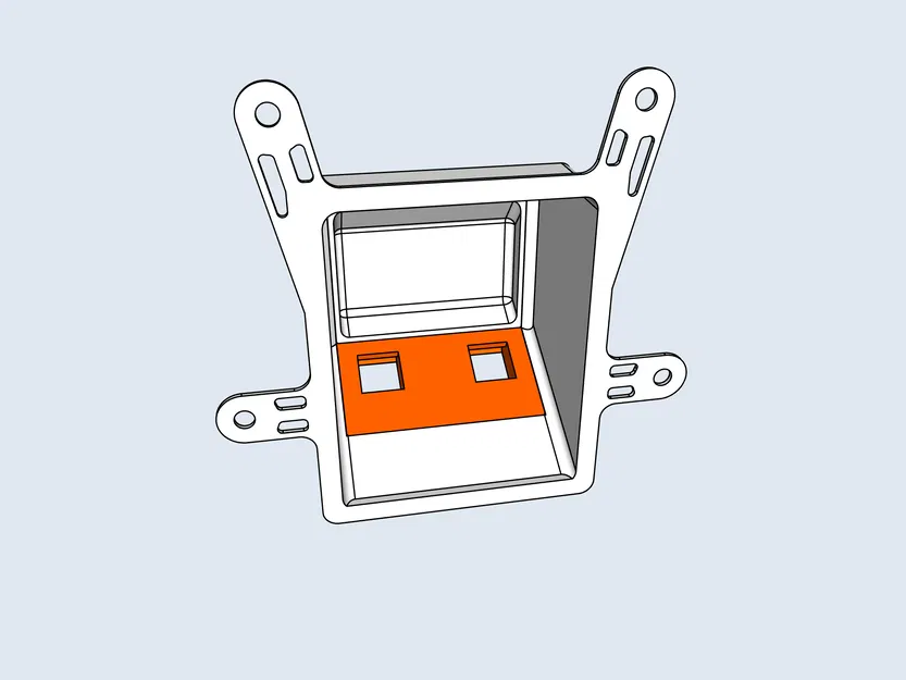 Giá đỡ tường thạch cao Unifi AP AC-Pro giấu dây - Image 5