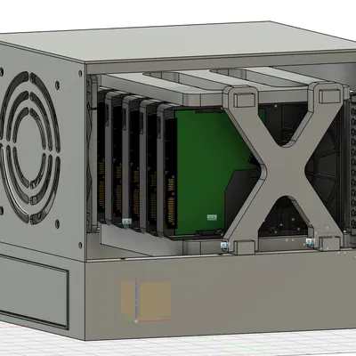 Vỏ Lưu Trữ NAS Tùy Chỉnh Cho Mini-ITX