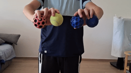 Mô hình 3D quả bóng trăng có thể bật nảy - Thumbnail 3