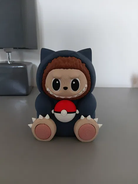 Mô Hình Labubu x Snorlax In Đa Màu STL - Image 1