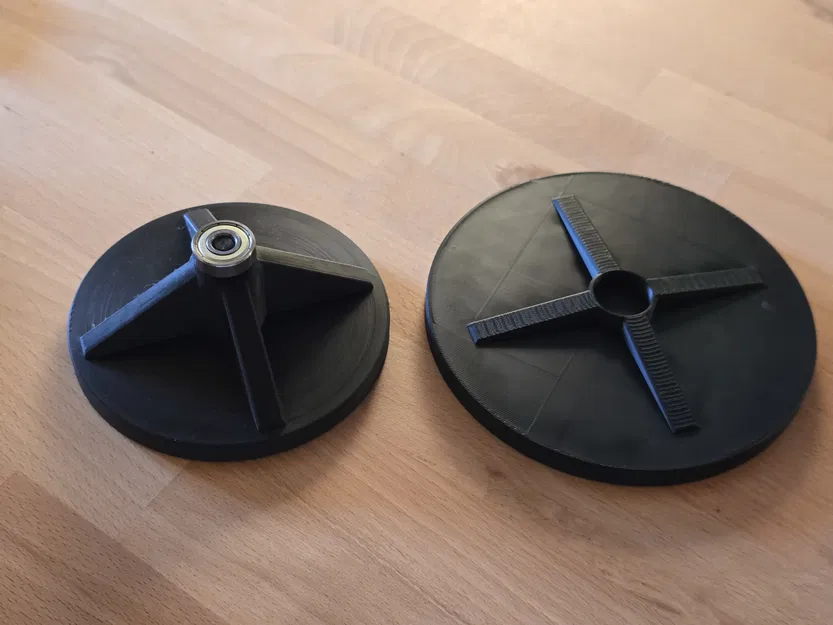 Bánh Xe Gốm Mini - Bàn Xoay In 3D với Vòng Bi 608 - Image 2