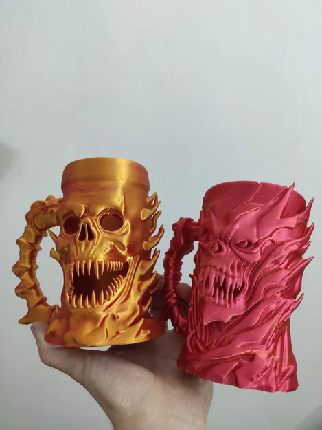 Giá đỡ lon/Ly bia Quỷ Lửa (hai mẫu) - Image 3