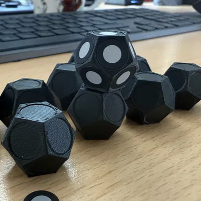 Vạch Dấu 3D Cho Quét 3D (Lỗ Nam Châm In Sẵn)