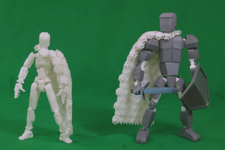 Áo choàng cho mô hình MODULYR / Dummy 13 - Vải NASA - Image 4