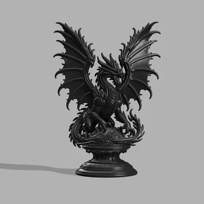 Rồng Hộ Vệ Phong Cách Baroque