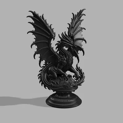 Rồng Hộ Vệ Phong Cách Baroque