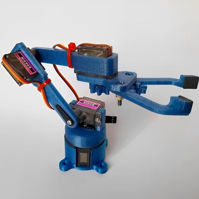 Cánh Tay Robot Mini 4 Bậc Tự Do Dùng Servo MG90