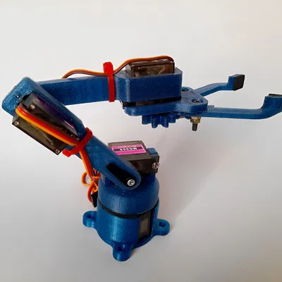 Cánh Tay Robot Mini 4 Bậc Tự Do Dùng Servo MG90