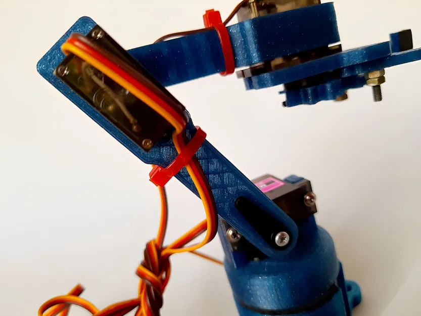 Cánh Tay Robot Mini 4 Bậc Tự Do Dùng Servo MG90 - Image 7