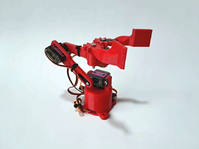 Brazo Robótico Tối Giản Dễ In 3D với Micro Servo MG90 - Image 1