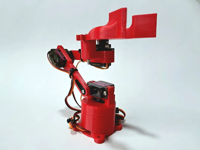 Brazo Robótico Tối Giản Dễ In 3D với Micro Servo MG90 - Image 2
