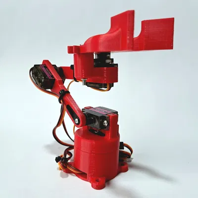 Brazo Robótico Tối Giản Dễ In 3D với Micro Servo MG90