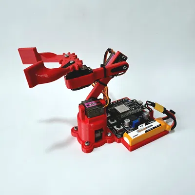 Brazo Robótico Tối Giản Dễ In 3D với Micro Servo MG90