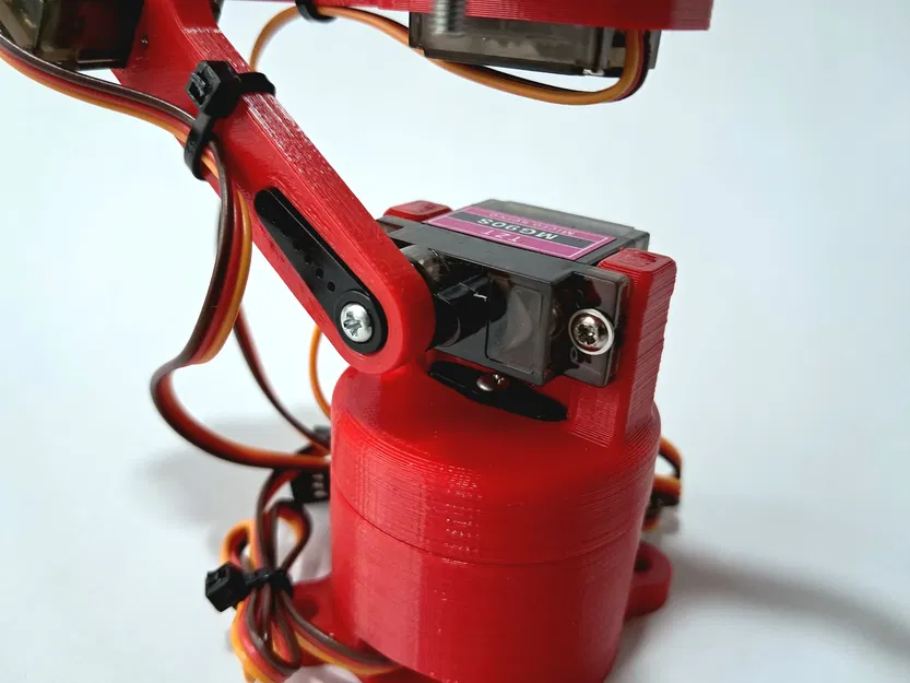 Brazo Robótico Tối Giản Dễ In 3D với Micro Servo MG90 - Image 8