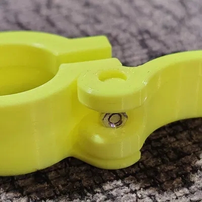 Bass ngàm 16mm tùy chỉnh, chốt xoay/đai ốc thay thế in 3D có gia cố