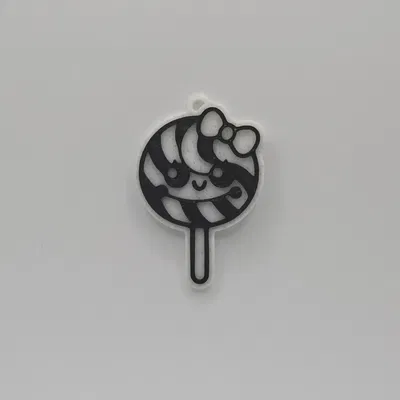 Móc Khóa Kẹo Mút Dễ Thương